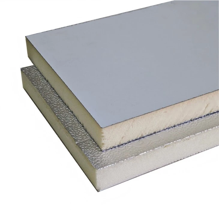 Aluminium pre-insulated duct panel