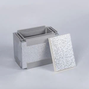 Panneau de conduit en aluminium pré-isolé en mousse de polyisocyanurate (PIR)-