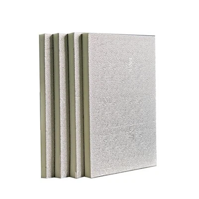 Panneaux pré-isolés en polyuréthane (PU) en feuille d'aluminium de 20 mm pour le système CVC